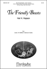 The Friendly Beasts Unison choral sheet music cover